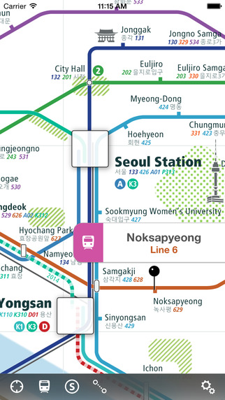 Seoul Rail Map