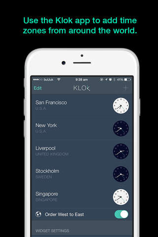 Klok - Time Zone Converter screenshot 3