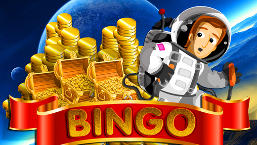 Bingo Outer Space Craze of Fortune Win Casino Wheel Game Free