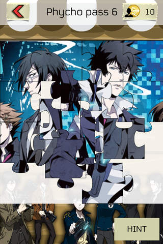 Jigsaw Manga & Anime HD  - “ Japanese Puzzle Collage Psycho Pass Photo “ screenshot 2