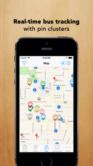【免費交通運輸App】Campus Bus - for Purdue Students-APP點子