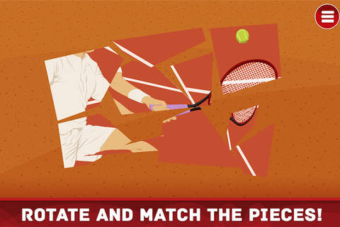 Tennis Puzzle - Big Tournament screenshot 2