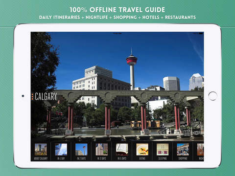 【免費旅遊App】Calgary Travel Guide with Offline City Street and Metro Maps-APP點子