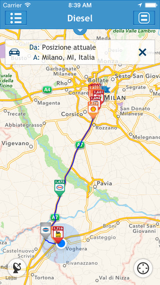 【免費交通運輸App】Prezzi Benzina - Diesel Gpl Metano-APP點子