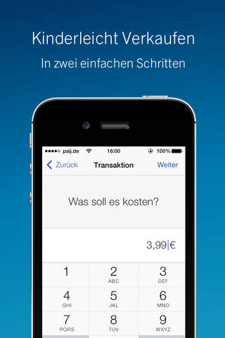 paij - Mobile Payment - Sicher mit dem Handy bezahlen screenshot 3