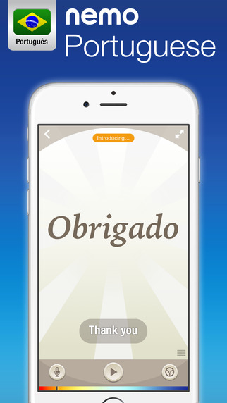 Brazilian Portuguese by Nemo – Free Language Learning App for iPhone and iPad