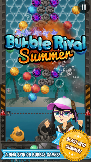 Bubble Rival - Summer - A Puzzle Racing Shooter Game
