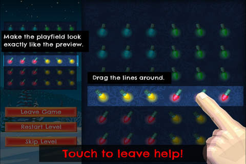 Christmas Lights Liner- PRO - Slide Rows And Match Christmas Lights Super Puzzle Game screenshot 4