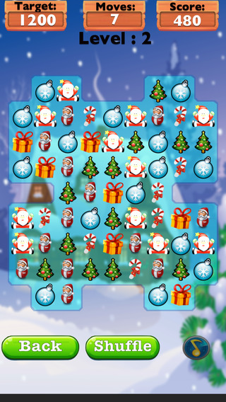 【免費遊戲App】Christmas match : Match three puzzle game-APP點子