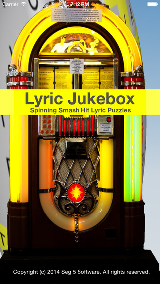 Lyric Jukebox Word Search Puzzle