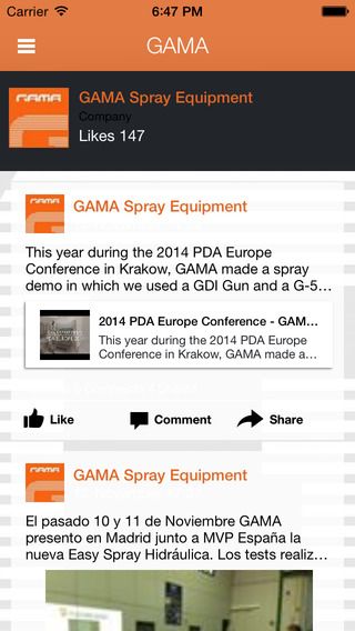 【免費商業App】GAMA SPRAY EQUIPMENT-APP點子