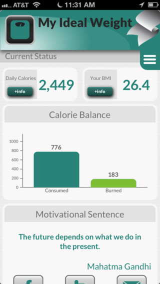 免費下載健康APP|Plus My ideal weight – Diet tracker and calorie counter app開箱文|APP開箱王