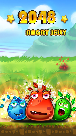 【免費遊戲App】Angry Jelly - 2048-APP點子