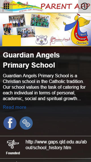 Guardian Angels Primary School App