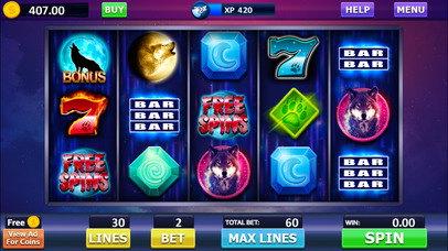 Screenshot 1 Howling Wolf: Spirit of the Moon Vegas Slots