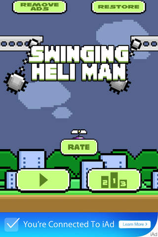 Swinging Heli Man screenshot 2