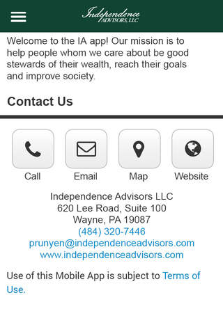Independence Advisors LLC screenshot 3