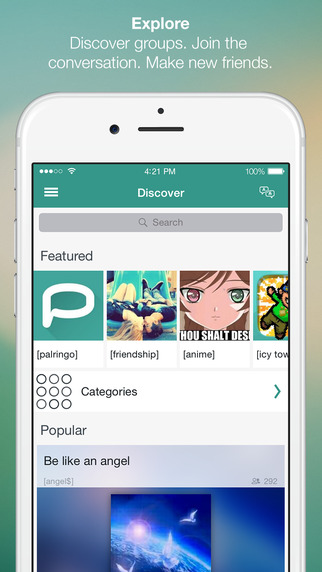 【免費社交App】Palringo - Group messenger: chat, share and play games with like-minded people-APP點子