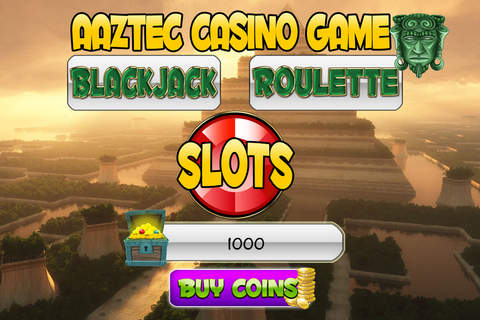A Aaztec Casino Game Slots - Blackjack - Roulette screenshot 2
