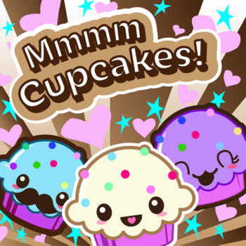 Mmmm Cupcakes! a Deliciously Cute Game of Color Conecting 遊戲 App LOGO-APP開箱王