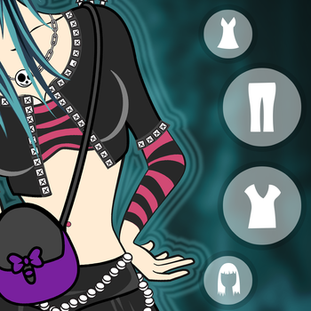 Cool Punk Girl Dress Up Pro - play best fashion dressing game 遊戲 App LOGO-APP開箱王