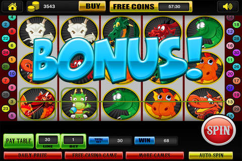 Casino Dragon Slots in the City of Vegas Fortune Craze Free screenshot 4