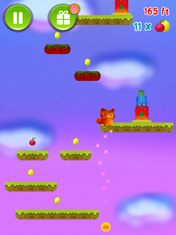 【免費遊戲App】Foxy Jump with mPOINTS-APP點子