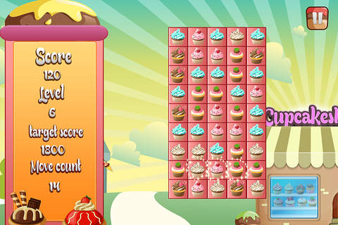Cupcake Panda Jam Story - Match-3 Cascade of Cupcakes PRO screenshot 4