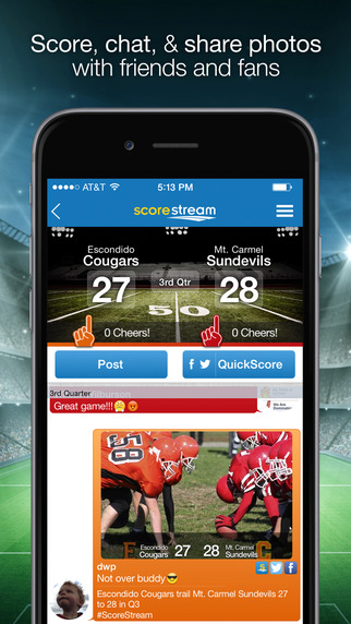 【免費運動App】ScoreStream - High School Sports Scores-APP點子