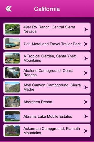 USA Campgrounds & RV Parks screenshot 3