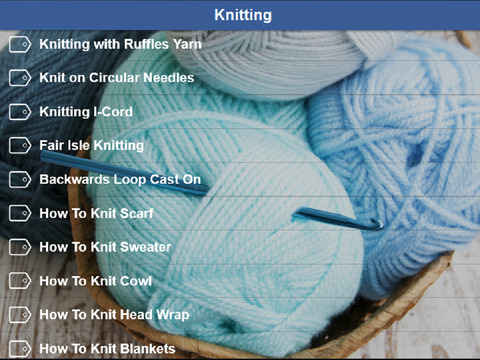 【免費教育App】How To Knit - All The Instruction, Tips and Advice You Need To Learn How To Knit-APP點子