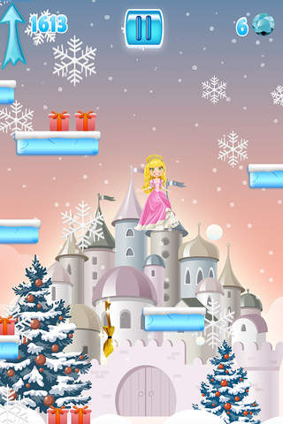 Lil' Jumping Princess - Adventure in the Snowy Castle PRO screenshot 4