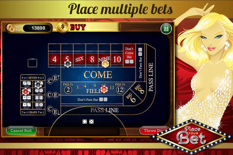 Craps - Best Vegas Style Casino Betting Game Pro screenshot 4
