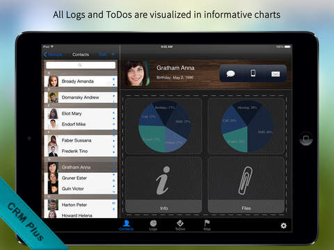 CRM Plus – Contacts Journal, Professional and Personal Business Organizer screenshot 3