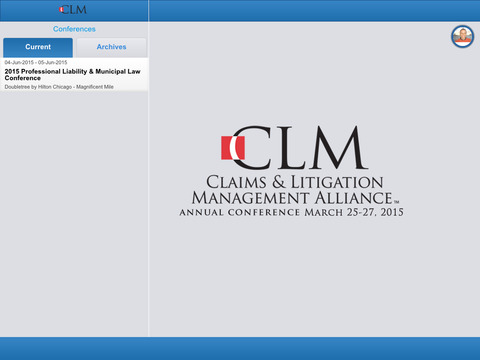 CLM Events for iPad screenshot 2