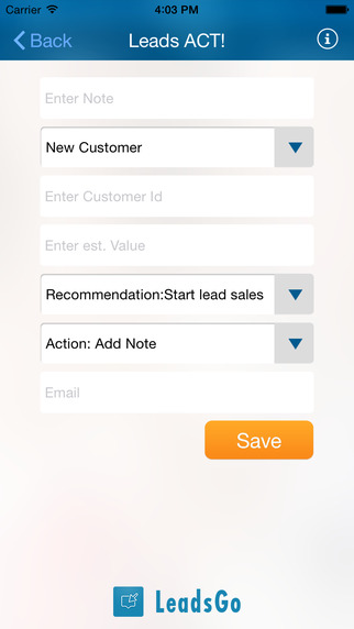 【免費商業App】LeadsGo, Leads ACT!-APP點子