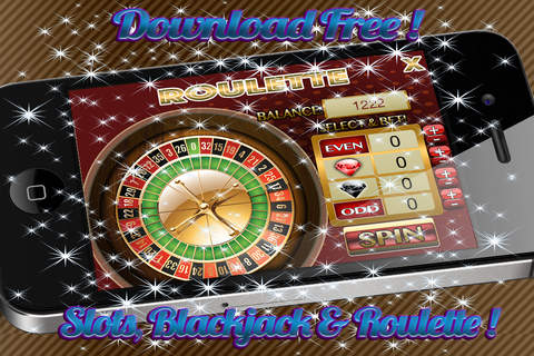 ¨¨¨ AAA Aadmirable Jewery Blackjack, Slots and Roulette - 3 games in 1 screenshot 3
