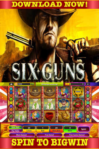 Classic Casino Slots Of cowboy western sea: Free game screenshot 2