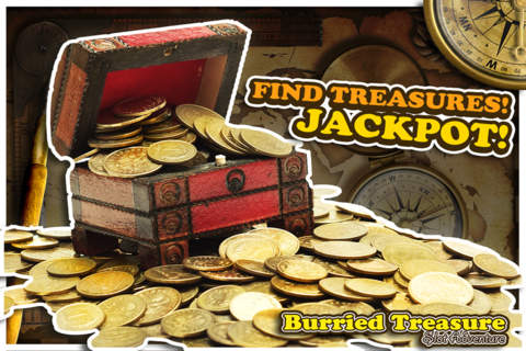 Pirate Burried Treasure Slot Adventure Vegas  - 777 Golden Shipwreck  Lucky Lottery Win screenshot 3