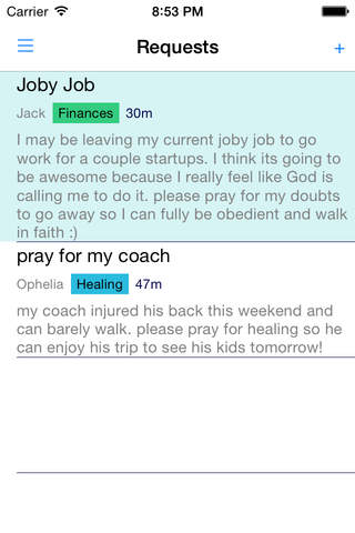JG Prayer Requests screenshot 2