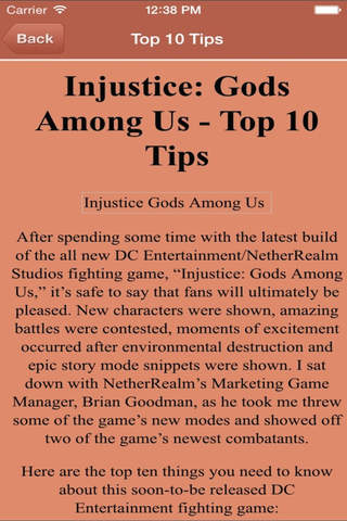 Guide For Injustice: Gods Among Us - All Level Video,Walkthrough Guide screenshot 4