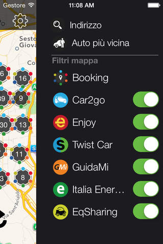 CARSH - Aggrega tutti i servizi di car sharing screenshot 3
