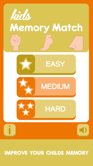 【免費教育App】Kids Memory Match : BodyParts-APP點子