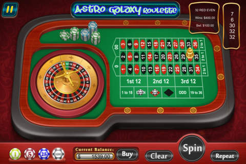 Astro Galaxy Roulette Casino screenshot 4