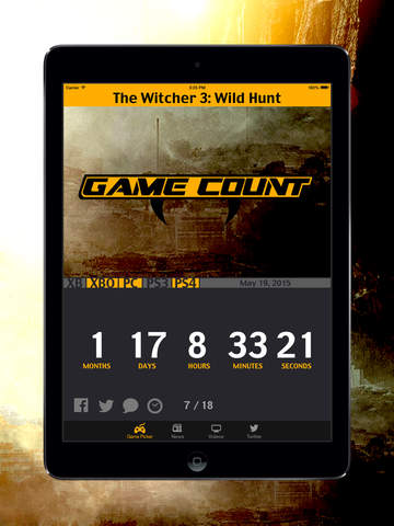 【免費書籍App】Game Count - Upcoming game countdowns, news, videos and more-APP點子