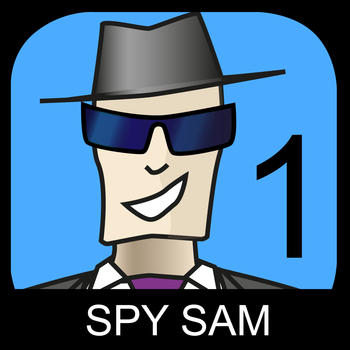 Spy Sam Reading Book 1 - The big adventure with little words for kids to learn to read LOGO-APP點子