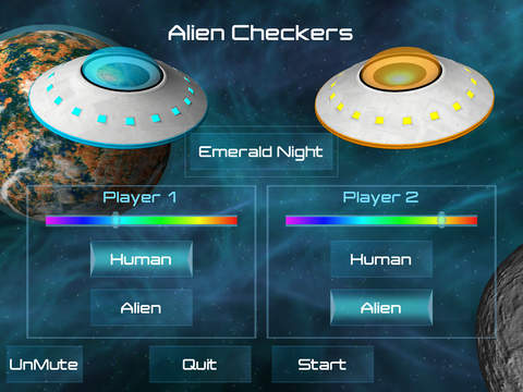 【免費遊戲App】Alien Checkers-APP點子