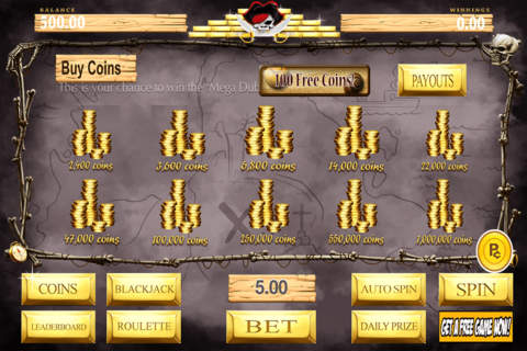 Aces Casino Lucky Pirate's Booty Slots Pro screenshot 3