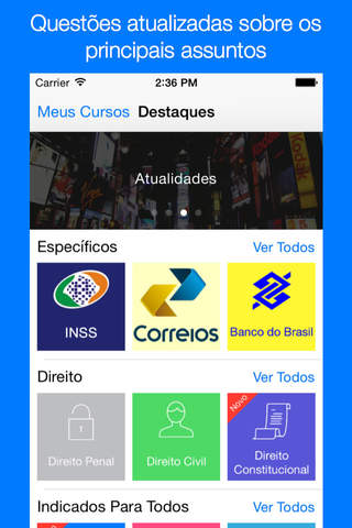 Concurso Público 360 - Simulados e provas para ministério público federal e outros concursos do brasil screenshot 2