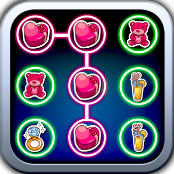 Your Valentine Dots matching game saga:Connect your valentine stickers LOGO-APP點子